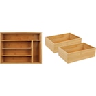 SUR TOUS LES RANGE-COUVERTS EN BAMBOU - CARREFOUR HOME en promo chez Carrefour Angers