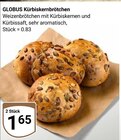 Aktuelles Kürbiskernbrötchen Angebot bei GLOBUS in Mannheim ab 1,65 €