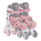 Roller enfant Globber Evolutif 2 en 1 Taille 26-29 Rose pastel - Globber à 44,99 € dans le catalogue Fnac