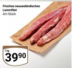 Frisches neuseeländisches Lammfilet Angebote bei GLOBUS Brühl für 39,90 €
