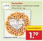 Herzwaffeln für 1,79 € bei Netto Marken-Discount im Angebot Herzwaffeln im aktuellen Netto Marken-Discount Prospekt