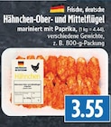 Frische deutsche Hähnchen-Ober- und Mittelflügel bei EDEKA im Lollar Prospekt für 3,55 €