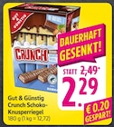 EDEKA Loßburg - Crunch Schoko-Knusperriegel Angebot im Prospekt Crunch Schoko-Knusperriegel bei EDEKA im Loßburg Prospekt für 2,29 €