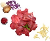 Frischer Hirschgulasch im Angebot bei REWE in Hilden Frischer Hirschgulasch Angebote bei REWE Hilden für 1,89 €