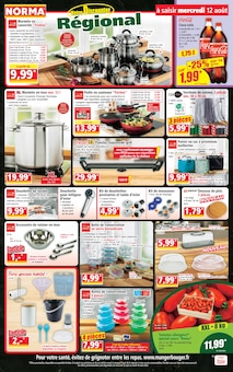 Catalogue Norma de la semaine "Votre Discounter Régional" avec 1 pages, valide du 12/08/2026 au 18/08/2026 pour Eckbolsheim et alentours Prospectus Norma de la semaine "Votre Discounter Régional" avec 1 pages, valide du 12/08/2026 au 18/08/2026 pour Eckbolsheim et alentours