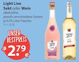 Sekt von Light Live im aktuellen V-Markt Prospekt für 2,79 €