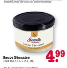 Sauce Béarnaise von Check-In Manufaktur für 4,99 € bei E center im Angebot Sauce Béarnaise von Check-In Manufaktur im aktuellen E center Prospekt