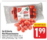 Mini Pflaumentomaten im Angebot bei E center in Schwabach Mini Pflaumentomaten Angebote von Gut & Günstig bei E center Schwabach für 1,99 €