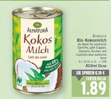 Bio-Kokosmilch von Alnatura im aktuellen E center Prospekt