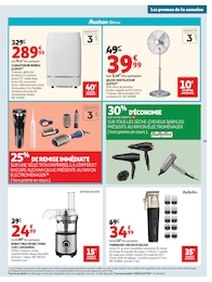 Offre Tondeuse Électrique dans le catalogue Auchan Hypermarché du moment à la page 43