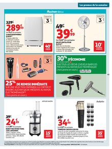 Promotion Multimédia dans le prospectus Auchan Hypermarché, valable du 30/06/2026 au 12/07/2026 Promo Multimédia dans le catalogue Auchan Hypermarché du moment à la page 43