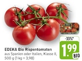 Bio Rispentomaten im Angebot bei E center in Neustadt Bio Rispentomaten Angebote von EDEKA bei E center Neustadt für 1,99 €