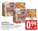 Mikrowellen-Pommes Angebote von Snack Master bei E center Amberg für 0,99 €