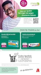 Apotheken Prospekt von mea - meine apotheke in Holle Aktueller mea - meine apotheke Apotheken Prospekt für Holle: Unsere Juni-Angebote mit 4} Seiten, 01.06.2026 - 30.06.2026