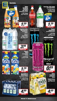 Coca Cola im EDEKA Prospekt "Aktuelle Angebote" mit 20 Seiten (Marl)