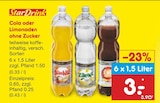 Cola oder Limonaden ohne Zucker bei Netto Marken-Discount im Großenkneten Prospekt für 0,65 €