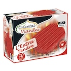 Steaks hachés "L'extra Tendre" halal surgelé - ORIENTAL VIANDES dans le catalogue Carrefour