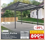 Carport, 5 x 3 m von Juskys für 899,99 € bei Netto Marken-Discount im Angebot Carport, 5 x 3 m von Juskys im aktuellen Netto Marken-Discount Prospekt