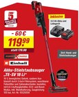 Akku-Stielstaubsauger TE-SV 18 Li Angebote von Einhell bei toom Baumarkt Cuxhaven für 119,99 €