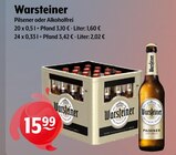Aktuelle Warsteiner Angebote bei Getränke Hoffmann in Falkensee Aktuelles Pilsener Angebot bei Getränke Hoffmann in Falkensee ab 15,99 €