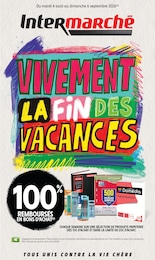 Prospectus Intermarché Contact, "VIVEMENT LA FIN DES VACANCES" à Rimaucourt et alentours, 8 pages, 04/08/2026 - 06/09/2026 Catalogue Intermarché Contact "VIVEMENT LA FIN DES VACANCES" à Rimaucourt et alentours, 8 pages, 04/08/2026 - 06/09/2026