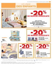 Promos Disney dans le catalogue "LE BLANC : STYLÉS LES PETITS PRIX !" de Carrefour à la page 11