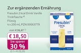 2 kcal Drink Vanille Trinkflasche Angebote von Fresubin bei mea - meine apotheke Siegburg für 18,50 €