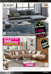 Couch im Möbel Inhofer Prospekt "BLACK NOVEMBER WEEKS" auf Seite 3