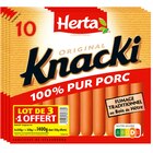 Knacki - HERTA - Carrefour à Nancy Knacki - HERTA en promo chez Carrefour Nancy à 5,37 €