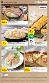 Promotion Saumon dans le prospectus Intermarché Super, valable du 24/02/2026 au 08/03/2026 Promo Saumon dans le catalogue Intermarché Super du moment à la page 6