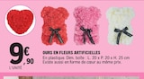 Ours en fleurs artificielles - E.Leclerc à Quimper Ours en fleurs artificielles en promo chez E.Leclerc Quimper à 9,90 €