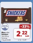 Mars oder Snickers im Angebot bei combi in Hannover Mars oder Snickers Angebote von Snickers bei combi Hannover für 2,22 €