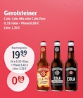 Cola im Angebot bei Huster in Gera Cola Angebote von Gerolsteiner bei Huster Gera für 0,89 €