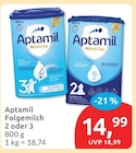 Folgemilch 2 oder 3 von Aptamil für 14,99 € bei budni im Angebot Folgemilch 2 oder 3 von Aptamil im aktuellen budni Prospekt
