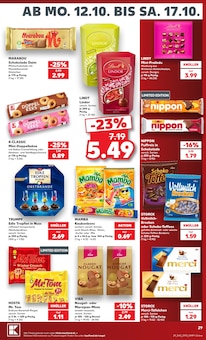 Marabou Angebot im Kaufland Prospekt, gültig von 12.10.2026 bis 17.10.2026 Marabou Angebot im aktuellen Kaufland Prospekt auf Seite 33