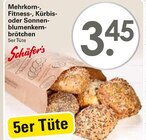 Mehrkorn-, Fitness-, Kürbis oder Sonnenblumenkernbrötchen Angebote von Schäfer's bei WEZ Bad Oeynhausen für 3,45 €