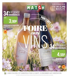 Prospectus Supermarchés Match à Dieuze, "FOIRE aux VINS", 12 pages, 05/05/2026 - 17/05/2026