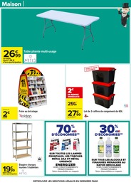Offre Table Pliante dans le catalogue Carrefour du moment à la page 90