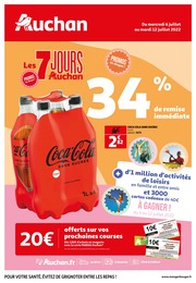 Auchan Catalogue "Les 7 jours Auchan", 48 pages, Le Kremlin-Bicètre, 06/07/2022 - 12/07/2022 Auchan Catalogue "Les 7 jours Auchan", 48 pages, Le Kremlin-Bicètre, 06/07/2022 - 12/07/2022