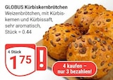 Kürbiskernbrötchen im Angebot bei GLOBUS in Castrop-Rauxel Kürbiskernbrötchen Angebote von GLOBUS bei GLOBUS Castrop-Rauxel für 1,75 €