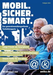 aetka Prospekt für Telgte mit 11 Seiten aetka Prospekt für Telgte: "MOBIL. SICHER. SMART.", 11 Seiten, 09.05.2022 - 30.09.2022