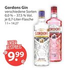 Gin im V-Markt Prospekt Gin von Gordons im aktuellen V-Markt Prospekt für 9,99 €