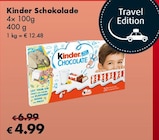 Schokolade Angebote von Kinder bei Travel FREE Dresden für 4,99 €