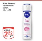 Deospray im Angebot bei GLOBUS in Rostock Deospray Angebote von Nivea bei GLOBUS Rostock für 2,22 €