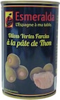 Olives Vertes Farcies à la Pâte de Thon - ESMERALDA - Intermarché Express Olives Vertes Farcies à la Pâte de Thon - ESMERALDA à 1,99 € dans le catalogue Intermarché Express
