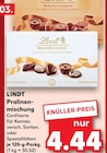 Pralinés Nougat oder Pralinés Classic von Lindt im aktuellen Kaufland Prospekt für 4,44 €