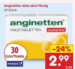 Anginetten dolo akut Honig Angebote bei Netto Marken-Discount Essen für 2,99 €
