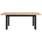ESSTISCH 160-200/90/76 cm teilmassiv Holz ausziehbar rechteckig Schwarz, Akaziefarben von Landscape im aktuellen XXXLutz Möbelhäuser Prospekt für 249,00 €