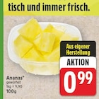 Ananas gewürfelt im aktuellen E center Prospekt