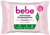 Erfrischende Reinigungstücher oder Pflegende Reinigungstücher von bebe im aktuellen REWE Prospekt für 1,59 €